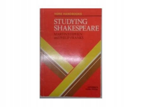 Studying Shakespeare Stephen Basdeo