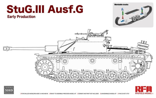 StuG III Ausf.G (Early Production) 1:35 Rye Field Model 5069 Rye Field Model