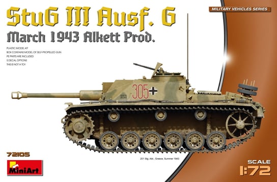 StuG III Ausf. G March 1943 Alkett Prod. 1:72 MiniArt 72105 MiniArt