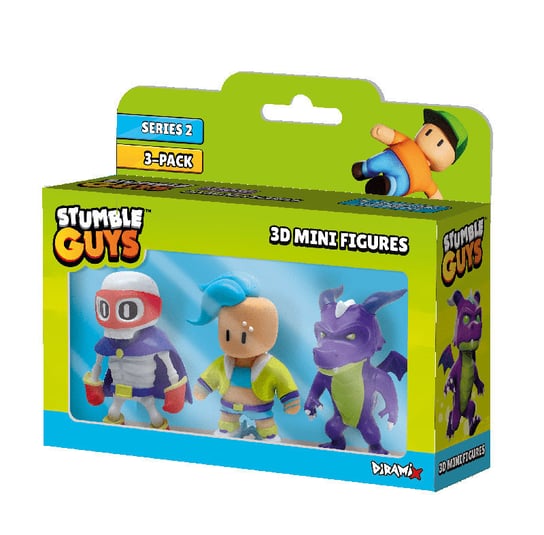 Stumble Guys 3 mini figurki w opakowaniu Dante