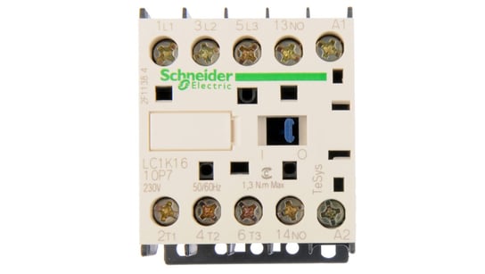 Stycznik Mocy 16A 3P 230V Ac 1Z 0R Lc1K1610P7 Schneider Electric