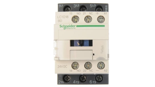 Stycznik Mocy 18A 3P 24V Dc 1Z 1R Lc1D18Bd Schneider Electric