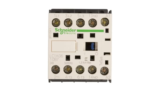 Stycznik Mocy 6A 3P 24V Ac 1Z 0R Lc1K0610B7 Schneider Electric