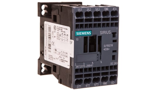 Stycznik mocy 7A 3P 24V DC 1Z 0R S00 3RT2015-2BB41 Siemens