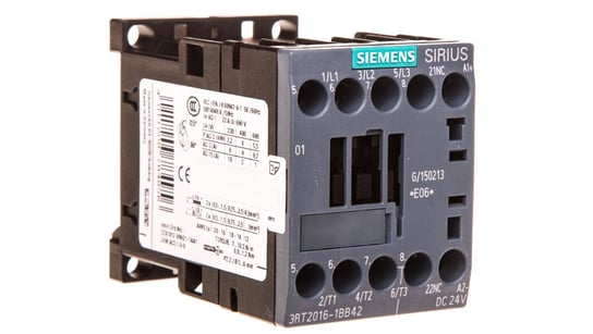 Stycznik mocy 9A 3P 24V DC 0Z 1R S00 3RT2016-1BB42 Siemens