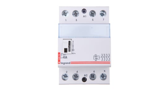 Stycznik modułowy 40A 4Z 0R 230V AC SM340 /z manipulatorem/ 412553 Legrand