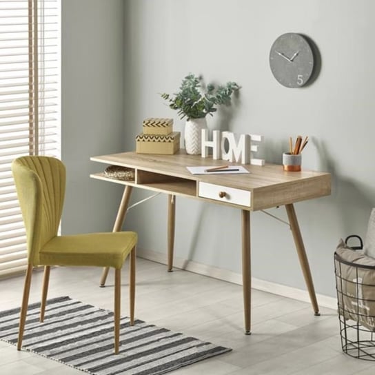 Style Furniture, Biurko w stylu skandynawskim, Bise, 120x75x60 cm Style Furniture