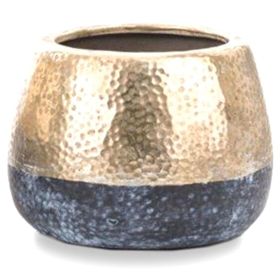 Stylowa, ceramiczna osłonka na doniczkę Inda Ø16 cm Duwen