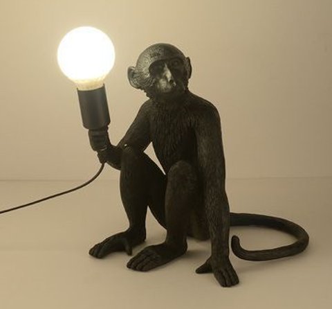 Stylowa Lampa Stołowa – Małpka Siedząca Inna marka