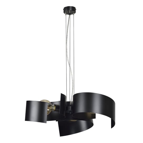 Stylowa Lampa Wisząca Żyrandol Eos 3 Czarny 625/3 Eg EMIBIG