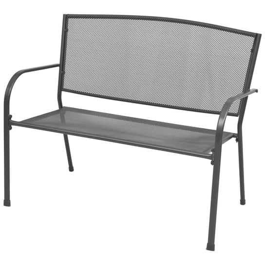 Stylowa ławka siatkowa, 108x60x88 cm, antracyt / AAALOE Inna marka