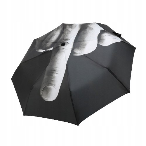 Stylowa Parasolka Parasol Środkowy Palec Na Deszcz Korbi