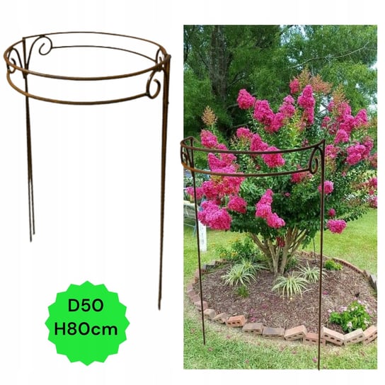 Stylowa Podpora do hortensji roślin krzewów Podpórki D50H80cm półokrągła LUCK DESIGN