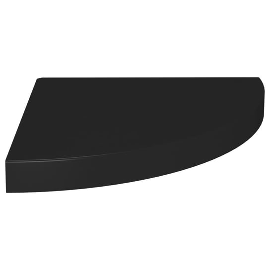 Stylowa półka narożna - czarny, 35x35x3,8 cm / AAALOE Inna marka