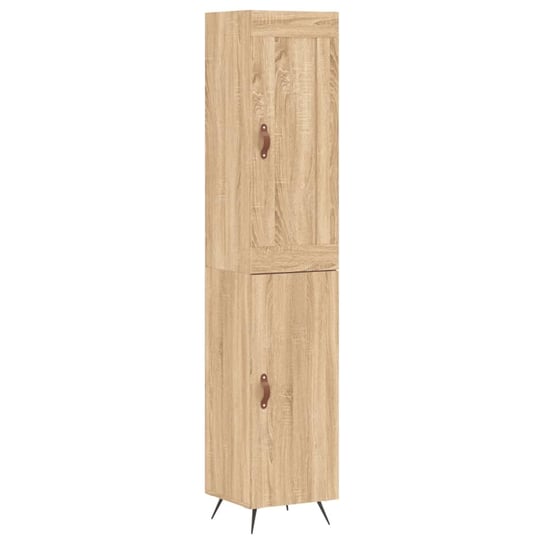 Stylowa szafka drewnopochodna, dąb sonoma, 180 cm Inna marka