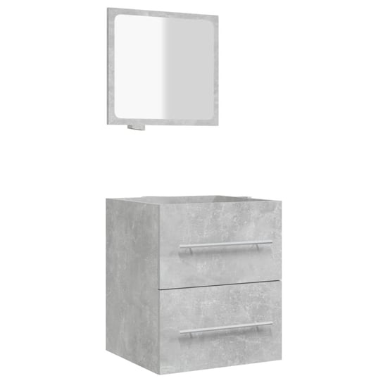 Stylowa szafka łazienkowa z lustrem - 41x38,5x48 c / AAALOE Inna marka