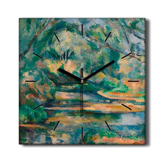 Stylowy zegar na płótnie Brook Paul Cézanne 30x30, Coloray Coloray