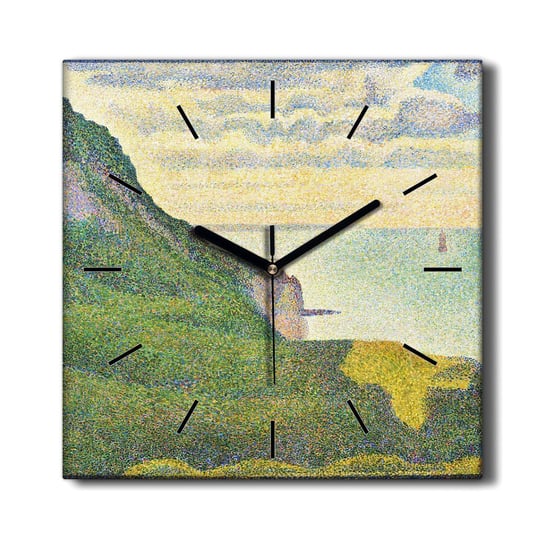Stylowy zegar na płótnie Zatoka woda natura 30x30, Coloray Coloray