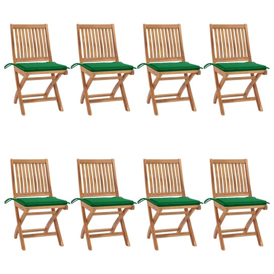Stylowy zestaw drewnianych krzeseł ogrodowych z po Inna marka