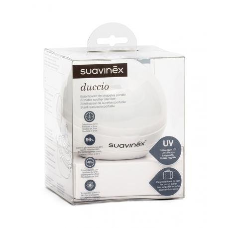 Suavinex, Duccio, Sterylizator smoczków UV, Wanderlust, Biały Suavinex