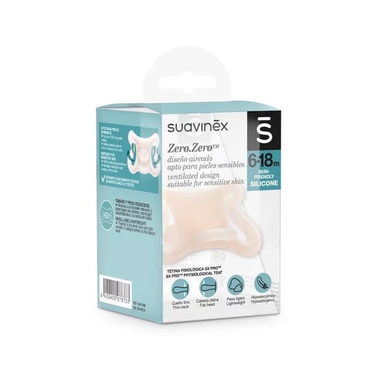 Suavinex Smoczek dla niemowlaka fizjologiczny SX Pro Zero 6-18m Suavinex