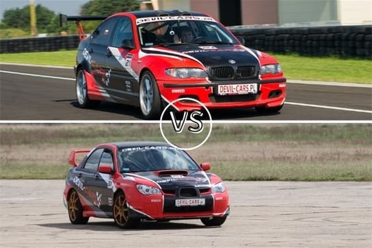 Subaru Impreza WRX vs BMW M Power - Tor Poznań Inna marka