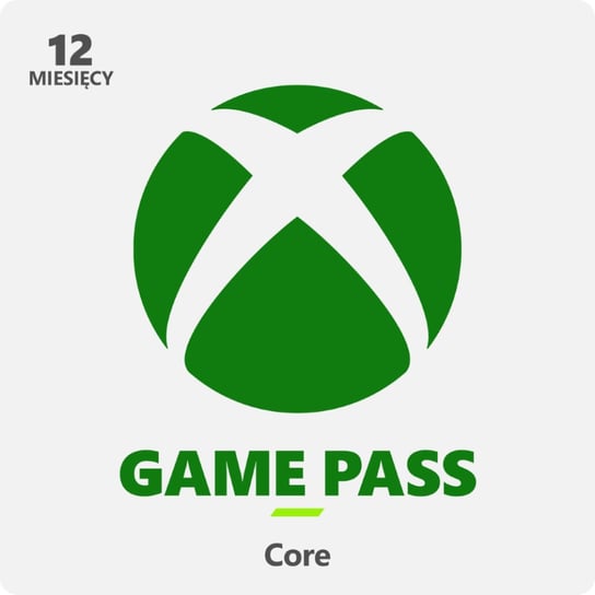 Subskrypcja Game Pass Core – 12 miesięcy Microsoft Corporation