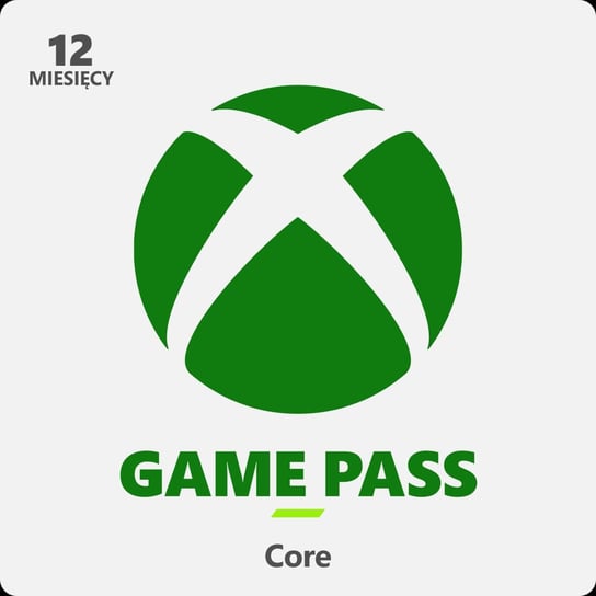 Subskrypcja Game Pass Core – 12 miesięcy Microsoft Corporation