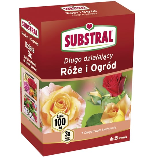 SUBSTRAL 100 Dni Nawóz do róż i ogrodu 1kg Substral