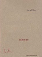Subtexte Aichinger Ilse