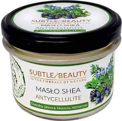 Subtle Beauty, Masło Shea - Antycellulit - 235 ml Subtle Beauty
