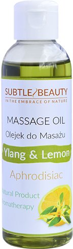 Subtle Beauty, Naturalny olejek do masażu Ylang Ylang/Cytryna Afrodyzjak Subtle Beauty