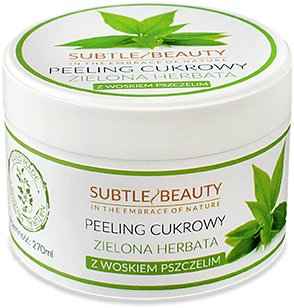 Subtle Beauty, Peeling Cukrowy - Zielona Herbata, 270ml Subtle Beauty