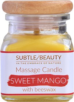 Subtle Beauty, Świeca do masażu - Sweet Mango Subtle Beauty