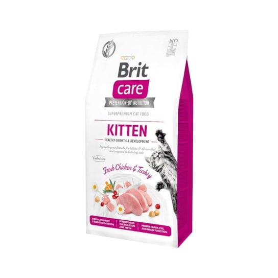 Sucha karma dla kota, Brit Care Cat Grain-free Kitten Healthy Growth &amp; Development 400g Brit