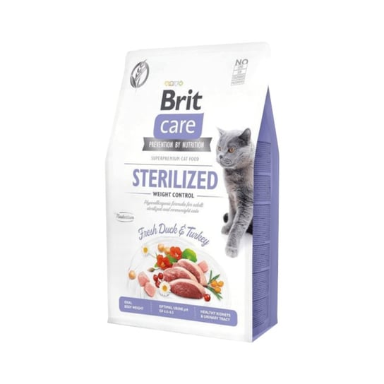 Sucha karma dla kota, Brit Care Cat Grain-free Sterilized Weight Control 2kg Brit