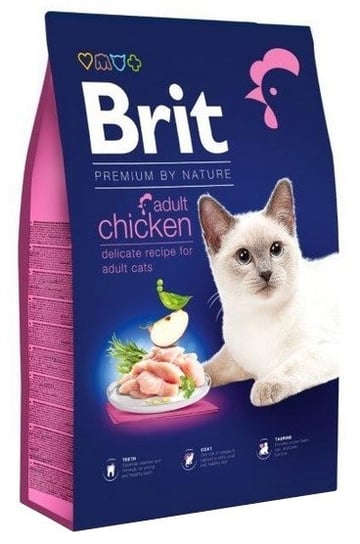 Sucha karma dla kota, Brit Premium By Nature Cat Adult Chicken 8Kg Brit