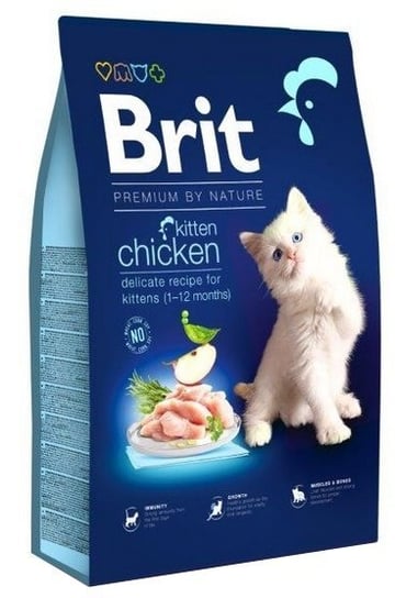Sucha karma dla kota, Brit Premium By Nature Cat Kitten Chicken 8Kg Brit