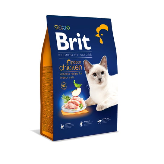 Sucha karma dla kota, BRIT Premium By Nature Indoor Cat 1,5kg Brit
