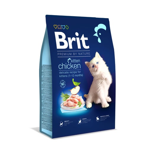 Sucha karma dla kota, BRIT Premium By Nature Kitten 1,5kg Brit