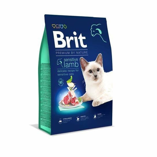 Sucha karma dla kota, Brit Premium By Nature Kot 8kg Lamb Sensitive Brit