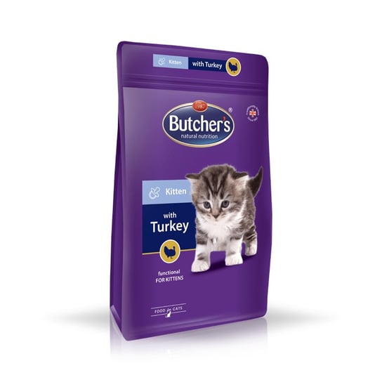 Sucha karma dla kota, Butcher's Functional Cat Dry Junior z indykiem 800g Butchers