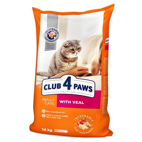 Sucha karma dla kota, Club 4 Paws Cielęcina 14Kg Club 4 Paws
