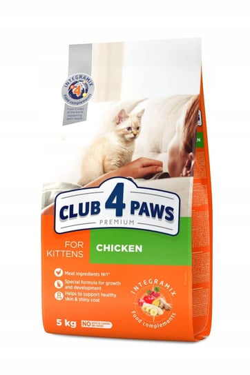 Sucha Karma Dla Kota Club 4 Paws Premium Pełnowartościowa Kurczak 5 Kg Club 4 Paws