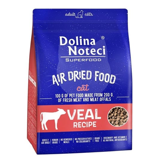 Sucha karma dla kota, Dolina Noteci, Superfood Cielęcina 1KG Dolina Noteci