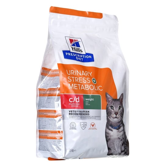 Sucha karma dla kota, HILL'S, Feline Metabolic + Urinary Stress, 1,5 kg Hill's