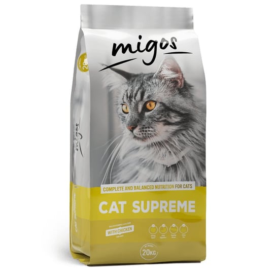 Sucha karma dla kota, Migos Cat Supreme 20kg Inna producent