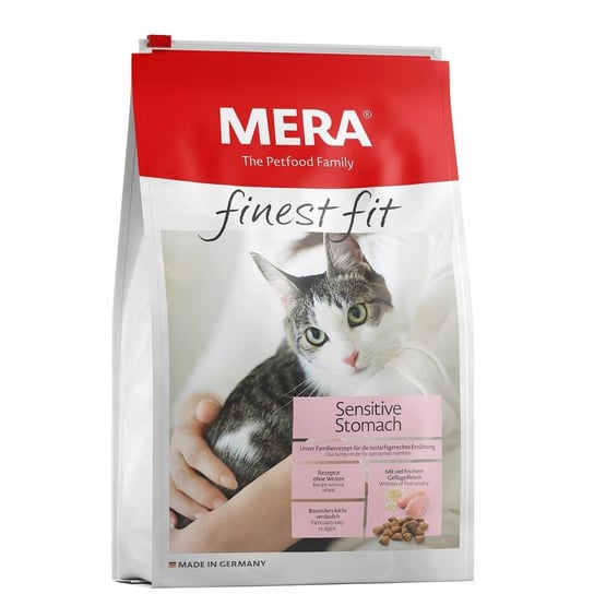 Sucha karma dla kota na wrażliwy żołądek MERA Finest Fit Sensitive Stomach, 400 g Mera