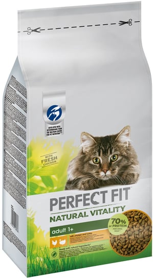 Sucha karma dla kota, PERFECT FIT Natural Vitality sucha karma dla kota kurczak i indyk 6 kg Perfect Fit