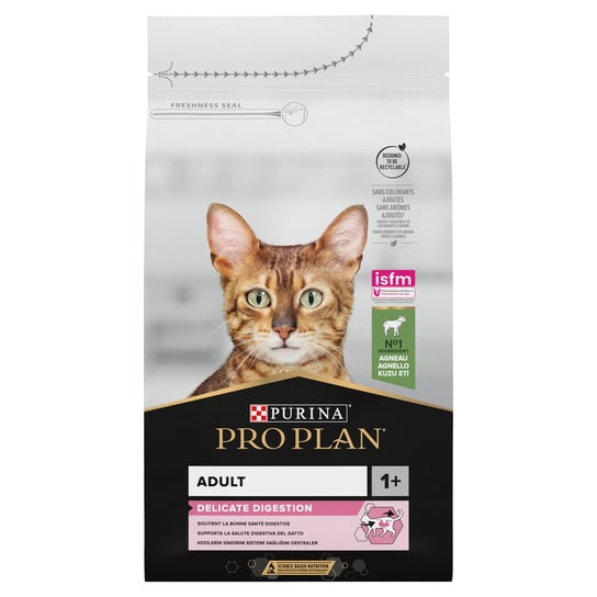 Sucha karma dla kota, Purina Pro Plan Cat Delicate Digestion Jagnięcin 1,5Kg Purina Pro Plan